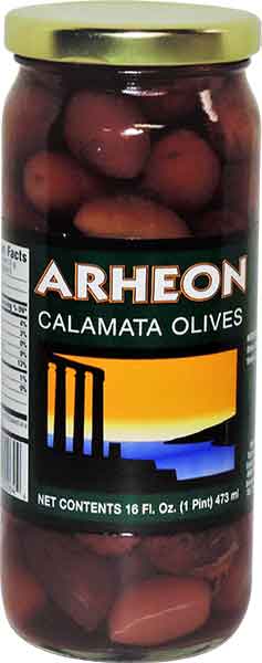 Greek Kalamata Olives (Arheon) 16 oz