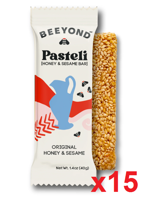 Pasteli - Soft Honey and Sesame Bar (Beeyond Snacks) CASE (15 x 40g)