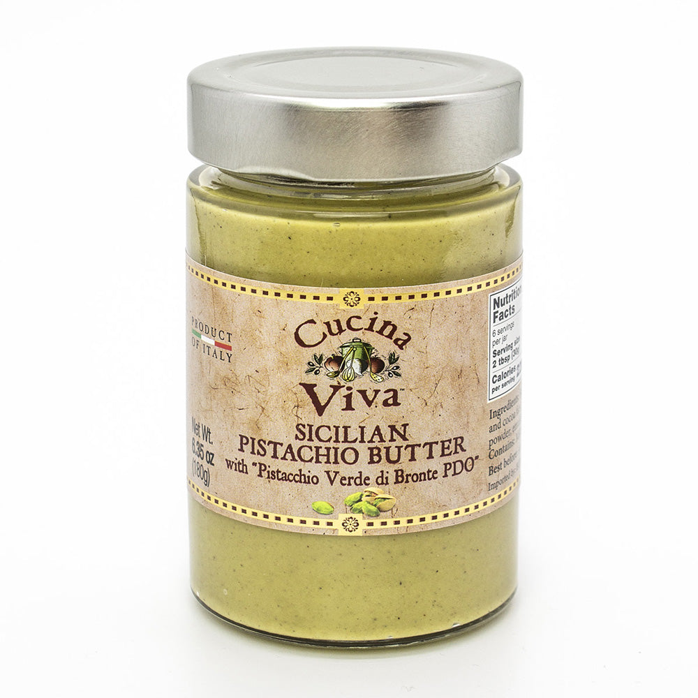 Pistachio Butter from Sicily (Cucina Viva) 6.35 oz (180g)