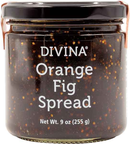 Divina Orange Fig Spread, 9 oz (255g)