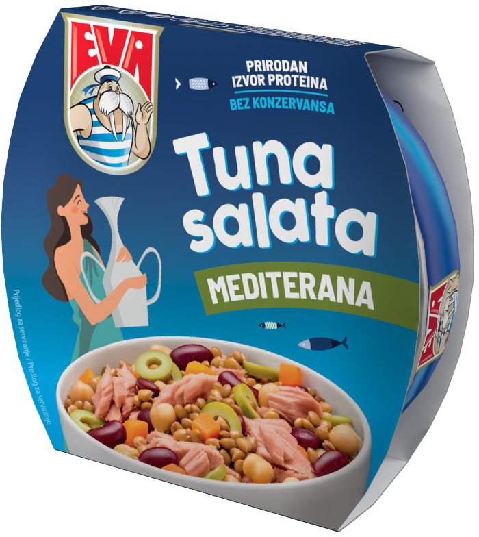 Eva Tuna Salad - Mediterranean, 5.6 oz (160g)