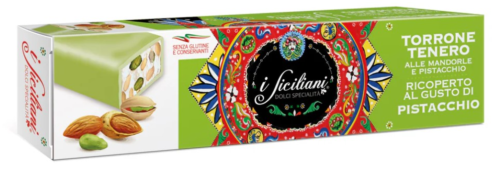 Torrone Pistachio, I Siciliani (Dolgam), 100g