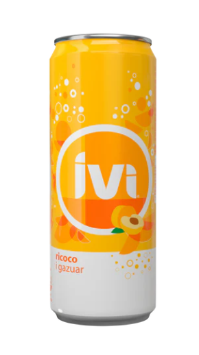 Ivi Ricoco i Gazuar, Apricot, 330 ml can