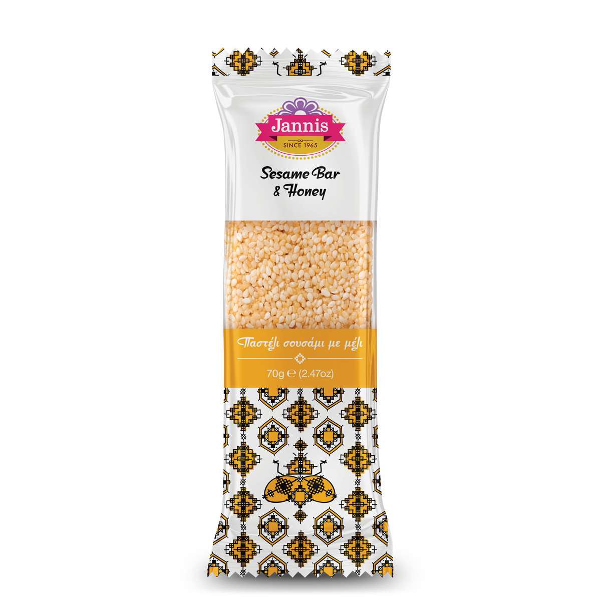 Sesame Bar & Honey (Jannis) 70g