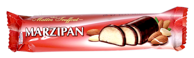 Chocolate Covered Marzipan Bar (Maitre Truffout) 3.5 oz (100g)