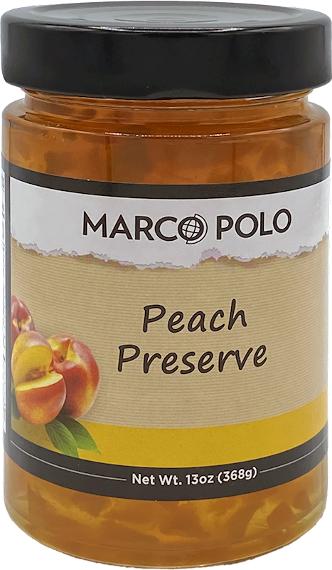 Peach Jam Preserve (MarcoPolo) 13 oz