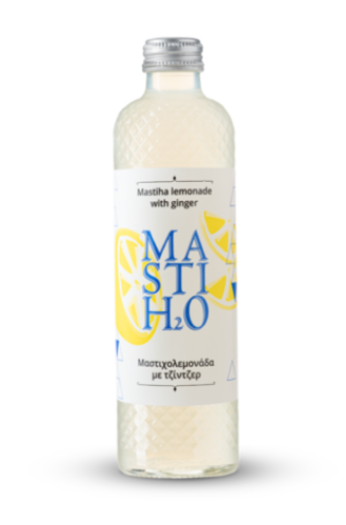 MASTIH2O Sparkling Mastiha Lemonade with Ginger, 330 ml
