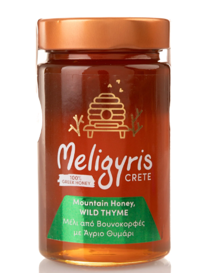 Greek Mountain Honey with Wild Thyme (Meligyris) 450g