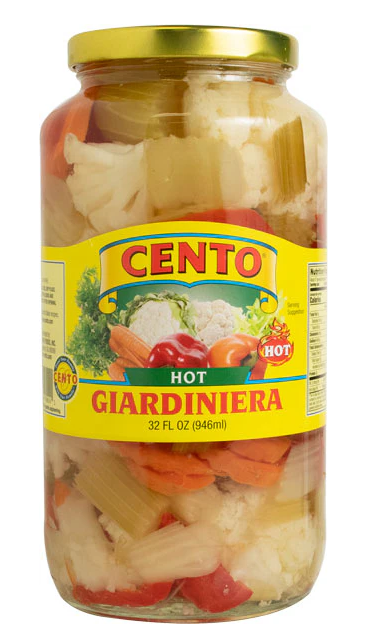 Giardiniera, HOT (Cento) 32 oz