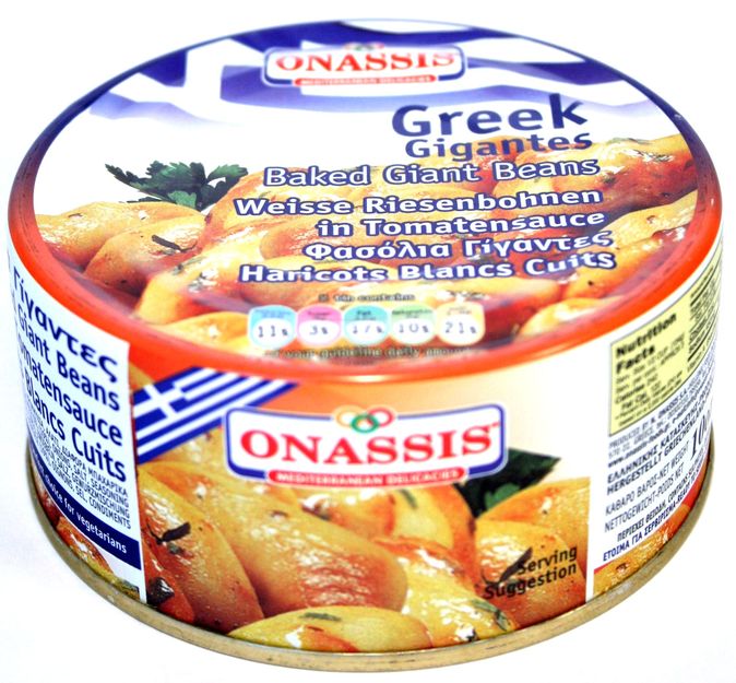 Baked Giant Beans in Sauce (Onassis) 280g Can