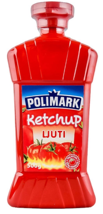 Tomato Ketchup, Hot (Polimark) 500g
