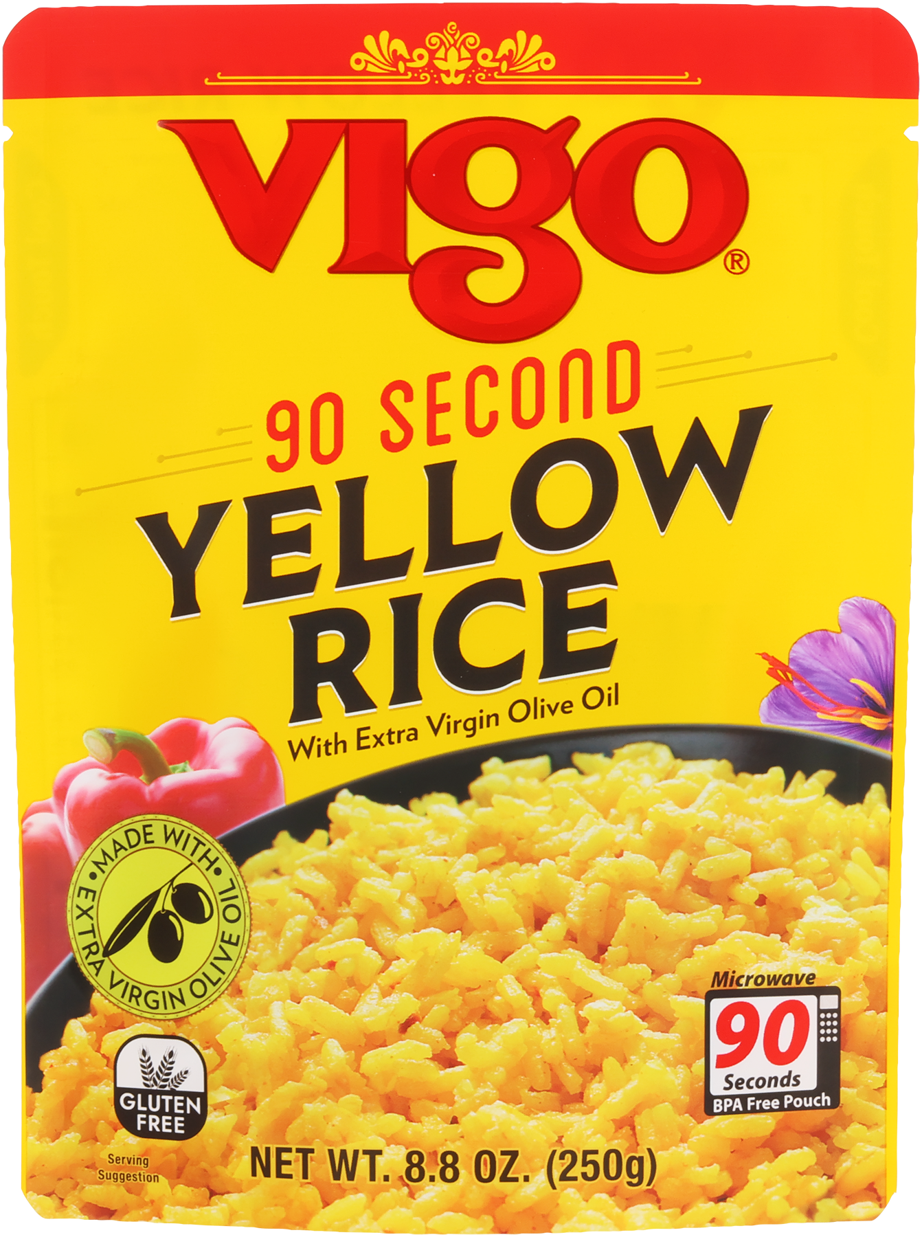 Vigo 90 Second Yellow Rice, 8.8 oz