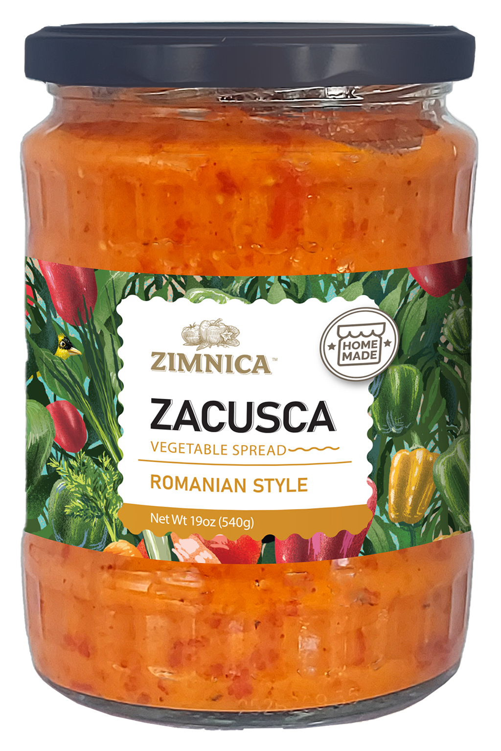 Romanian Style Zacusca Spread (Zimnica) 19 oz (540g)