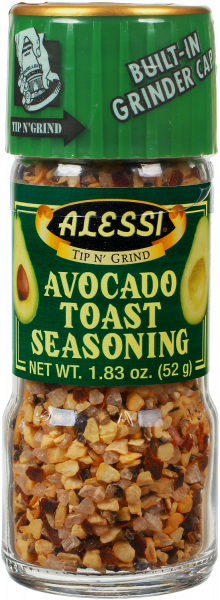 Alessi Avocado Toast Seasoning with Grinder 1.83 oz