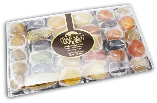 Candied Dried Fruits- Glacés (Baraka), 35 oz (1000g)