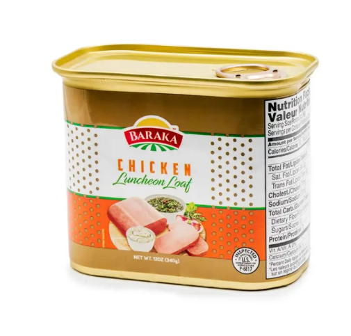 Chicken Luncheon Loaf (Baraka) 12 oz (340g)