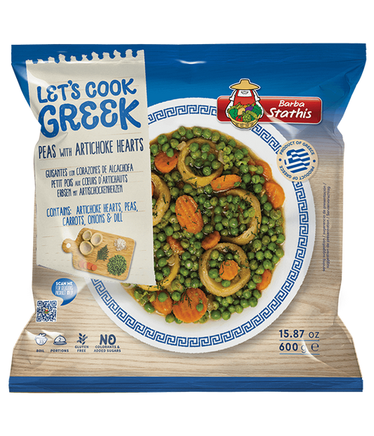 Barba Stathis Peas and Artichokes, 600g