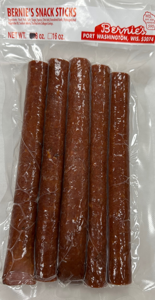 Snack Sticks, Honey BBQ (Bernie's) 8 oz