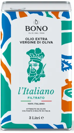 BONO Italiano Extra Virgin Olive Oil, 3 LITER