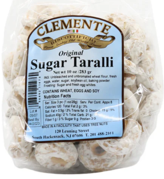 Clemente Sugar Taralli, 10 oz