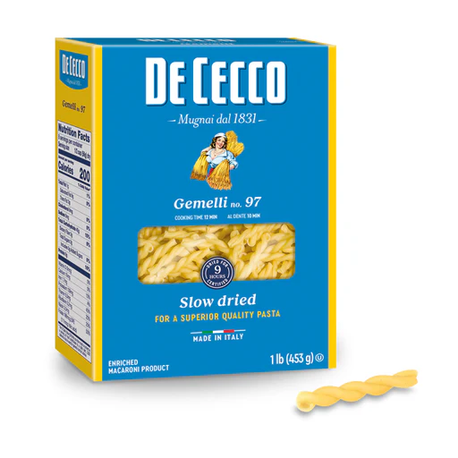 Gemelli Pasta no. 97 (DE CECCO) 1 lb