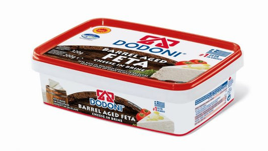 Dodoni Barrel Aged Greek Feta Cheese, 7 oz (200g) Plastic