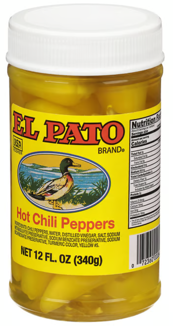 Hot Chili Peppers (El Pato) 12 oz