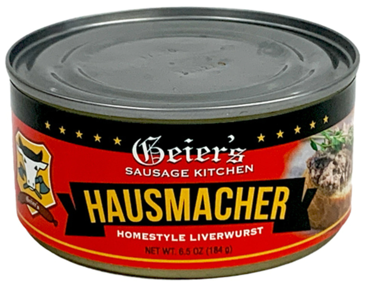 Liver Sausage, Hausmacher (geiers) 6.5oz