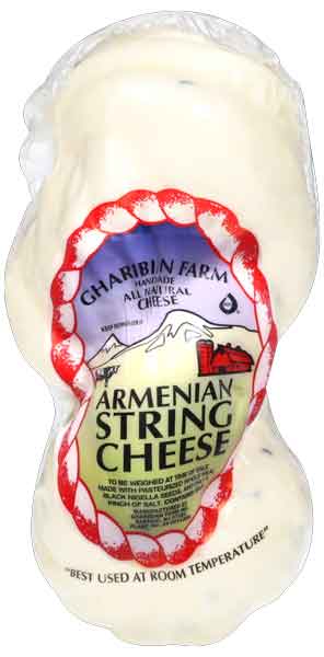 Armenian String Cheese (Gharibian Farms) Approx. 10 oz