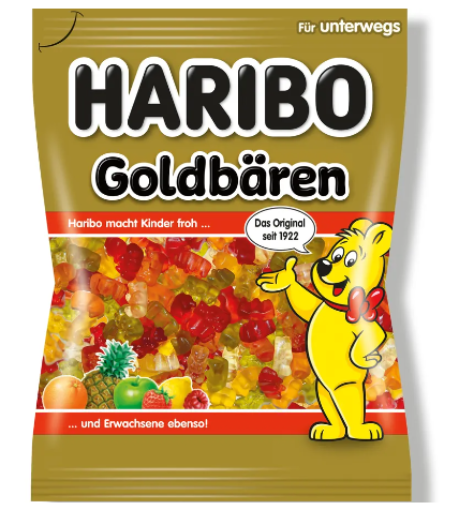 Haribo Gold Bears, Goldbären, 100g