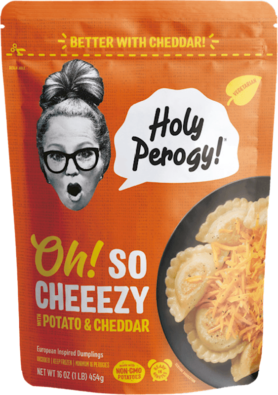 Holy Perogy, Oh! So Cheeezy with Potato and Cheddar, 1 lb