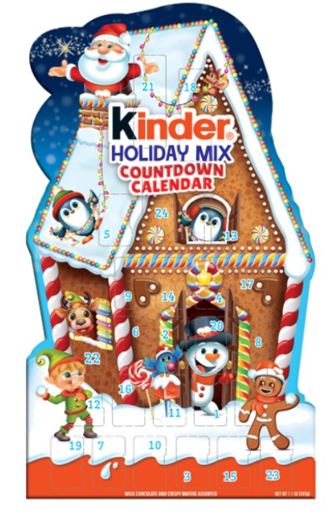 Kinder Holiday Mix Advent Calendar (198g) 6.98 oz