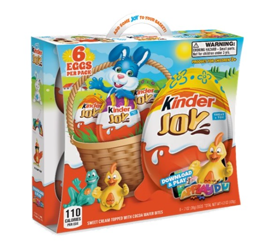 Kinder JOY Spring Surprise Easter Eggs (6 x .7 oz) 6 PK
