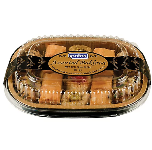 Assorted Baklava (Kontos) 11 oz