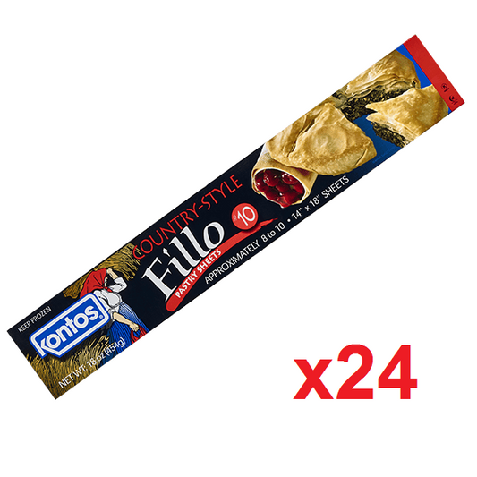 Fillo Dough #10 - Country-Style (Kontos) CASE (24 x 1lb)