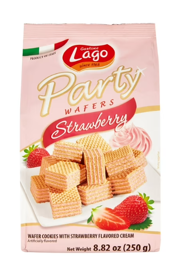 Strawberry Wafers - Party (Gastone Lago) 250g
