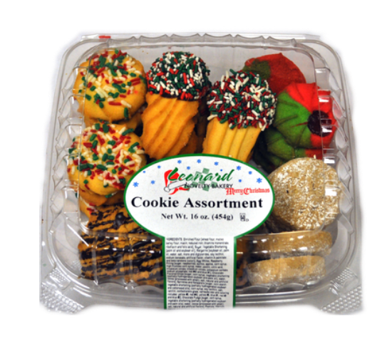 Christmas Cookie Assortment (Leonard Bakery) 16 oz (454g)