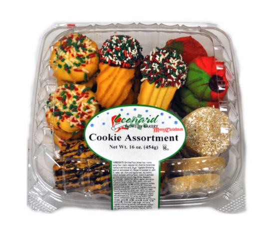 Christmas Cookie Assortment (Leonard Bakery) 16 oz (454g)