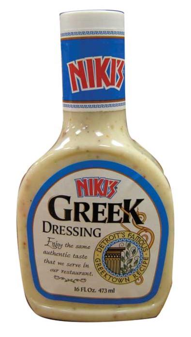 Niki's Greek Salad Dressing 16 oz