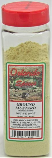Ground Mustard (Orlando Spices) 16 oz