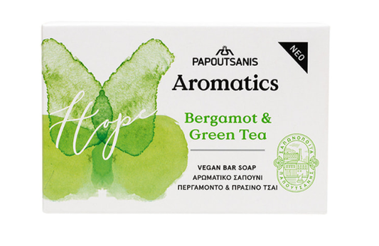 Aromatics Hope, Bergamot & Green Tea Bar Soap, 100g