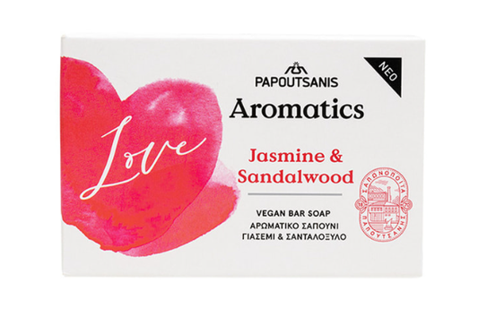 Aromatics Love, Jasmine & Sandalwood Bar Soap, 100g