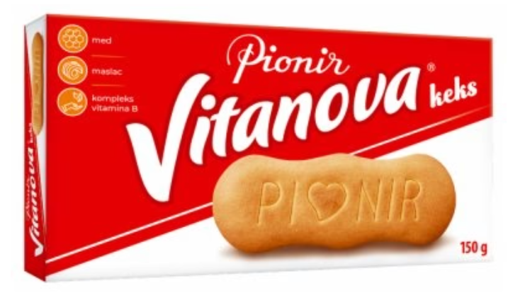 Vitanova Keks Biscuits (Pionir) 150g