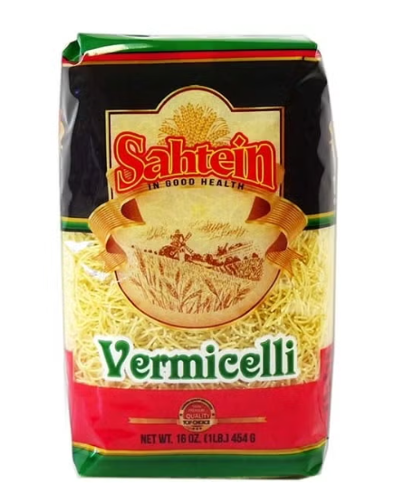 Vermicelli Pasta - Fine Cut (Sahtein) 1 lb