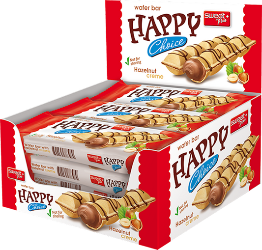 Happy Choice Wafer Bar (Sweet Plus) CASE (12 x 45g)