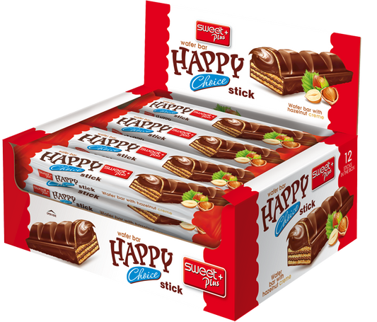 Happy Choice Stick Wafer Bar (Sweet Plus) CASE (12 x32g)