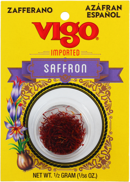 Saffron, Imported (Vigo) 0.0179 oz (0.5 g)