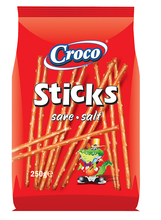 Croco Sticks, Salted 250g