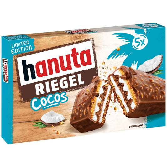 Hanuta Riegel Cocos, 5pk - 172.5g