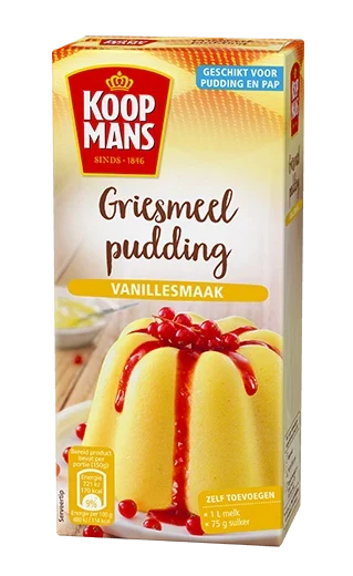 Koopmans Vanilla Semolina (Griesmeel) Pudding Mix, 500g